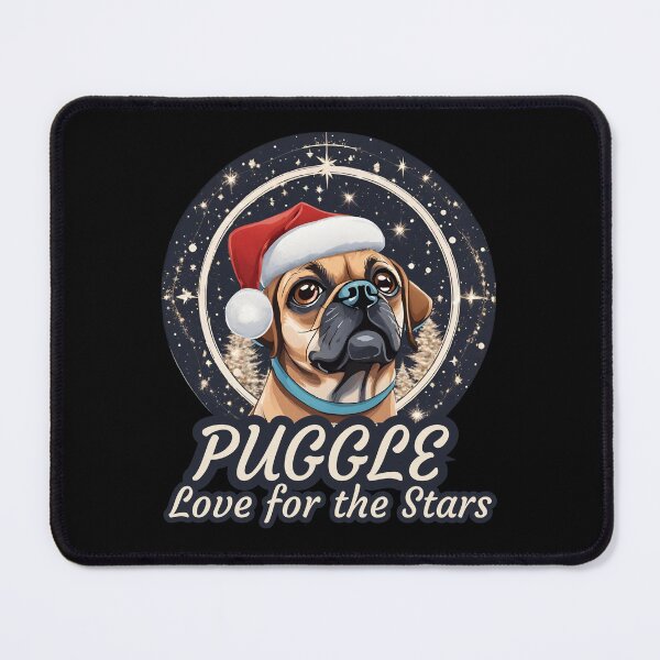 Item preview, Christmas Stargazer Puggle Astronomer Night Sky Holiday designed and sold by BunBuntheDog-.
