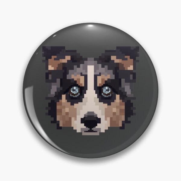 Item preview, Australian Shepard Aussie Dog Pixel Pixelized Gamer designed and sold by hayesade.
