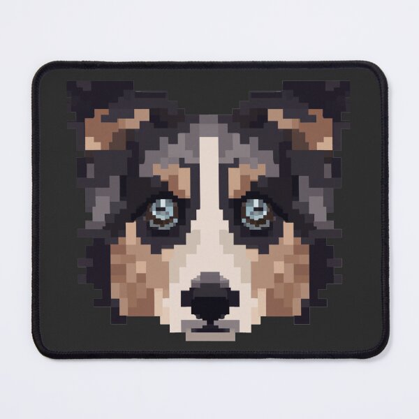 Item preview, Australian Shepard Aussie Dog Pixel Pixelized Gamer designed and sold by hayesade.