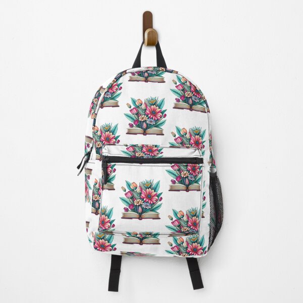 Item preview, Flowers Growing From Book Botanical Illustration designed and sold by ColorFlick.