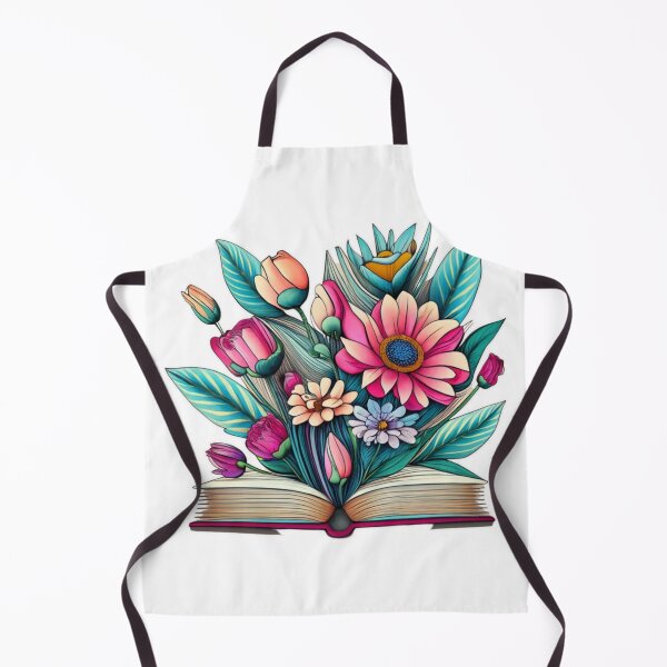 Item preview, Flowers Growing From Book Botanical Illustration designed and sold by ColorFlick.