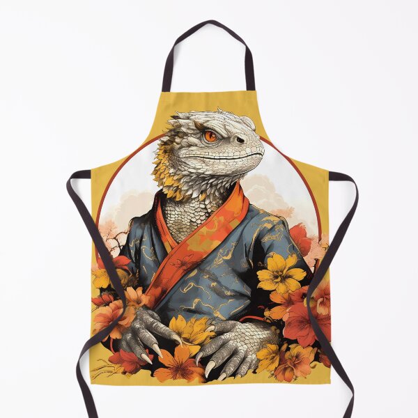 Item preview, Bearded Dragon Warrior Monk designed and sold by laika-et-al.