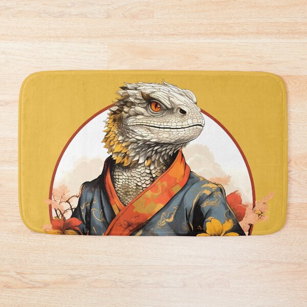 Item preview, Bearded Dragon Warrior Monk designed and sold by laika-et-al.