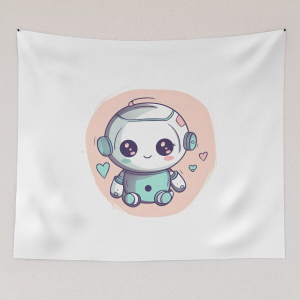 Item preview, Girl Baby Robot Cute Aesthetic Future Engineer Play Team designed and sold by farhanhafeez.