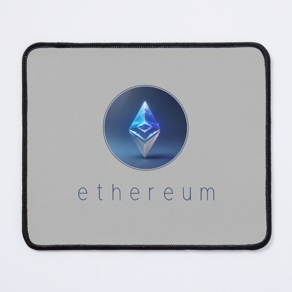 Item preview, Ethereum 3D electric blue logo designed and sold by Cryptoquack.