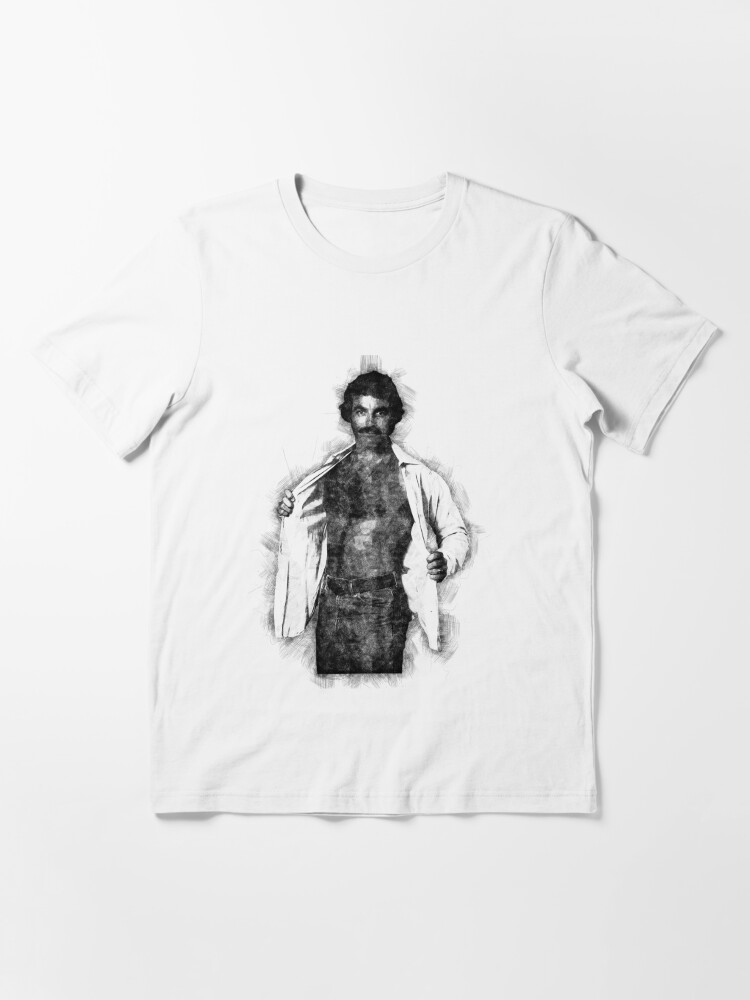 Discover Pen Sketch Style Tom Selleck Classic T-Shirt