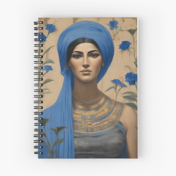 Item preview, a painting of a woman with a blue turban designed and sold by Enga6.