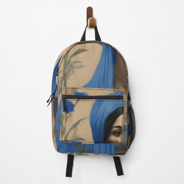 Item preview, a painting of a woman with a blue turban designed and sold by Enga6.