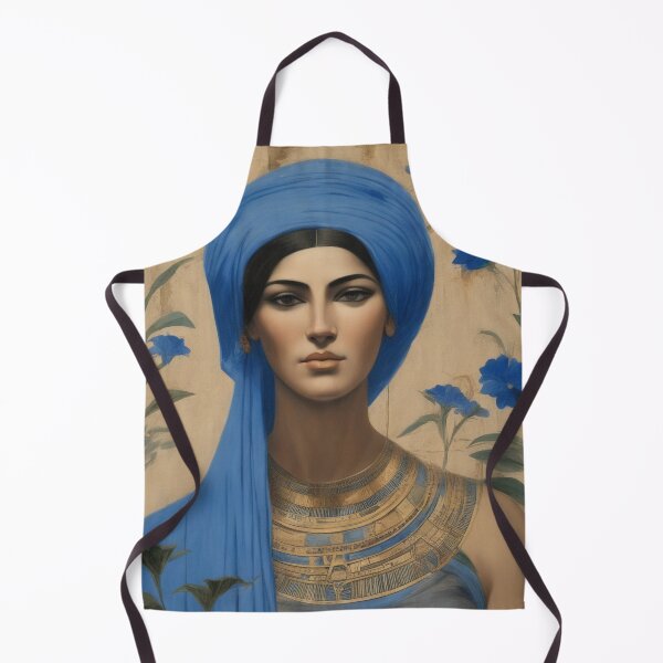 Item preview, a painting of a woman with a blue turban designed and sold by Enga6.