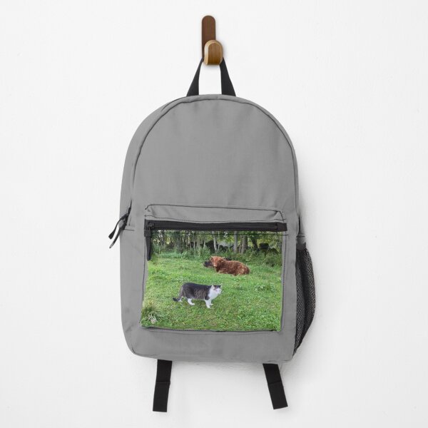 Item preview, Scottish Highland Cattle Calf and Cat 4575 designed and sold by SaarelaHighland.