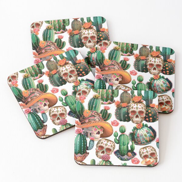 Item preview, Stylish Skull. Skull in cacti. designed and sold by Anastasiia Yurevych.