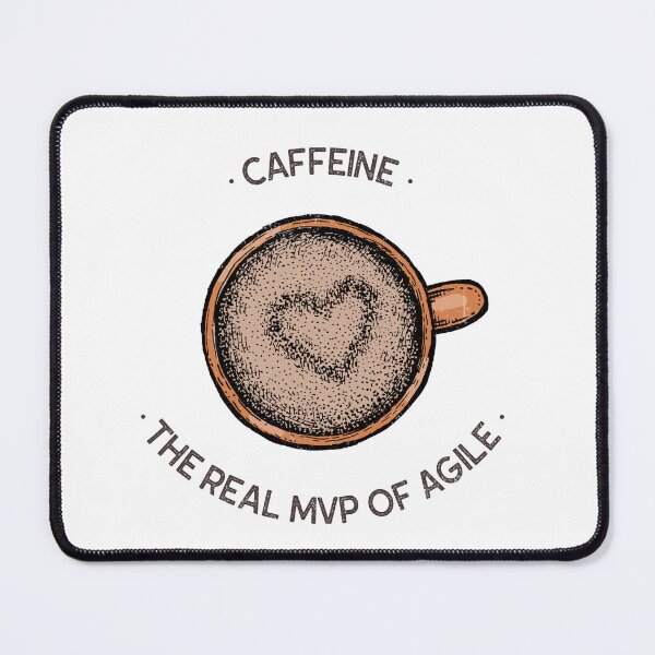 Item preview, Caffeine - the real mvp of agile designed and sold by Salma Satya & Co.