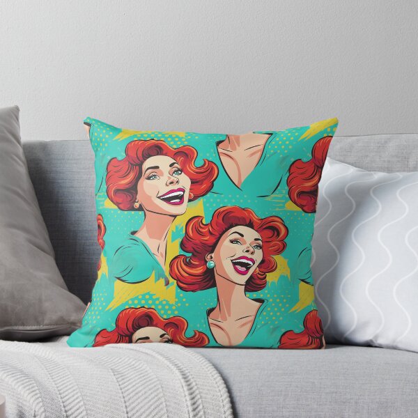 Item preview, The Laughing Woman Pop Art designed and sold by ShantyShawn.