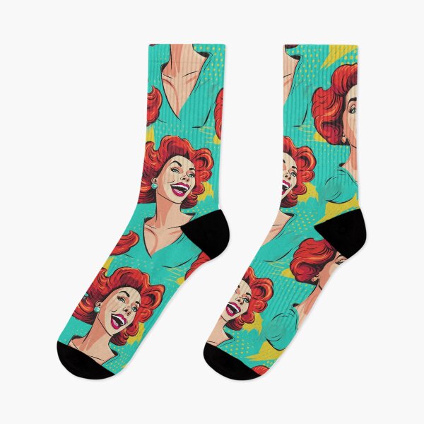 Item preview, The Laughing Woman Pop Art designed and sold by ShantyShawn.