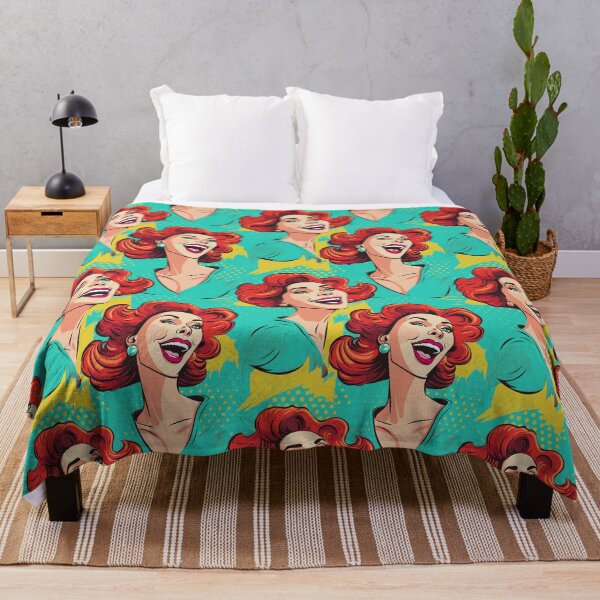 Item preview, The Laughing Woman Pop Art designed and sold by ShantyShawn.