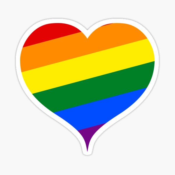 Item preview, LGBTQ+ Pride Heart designed and sold by Haleyd1612.