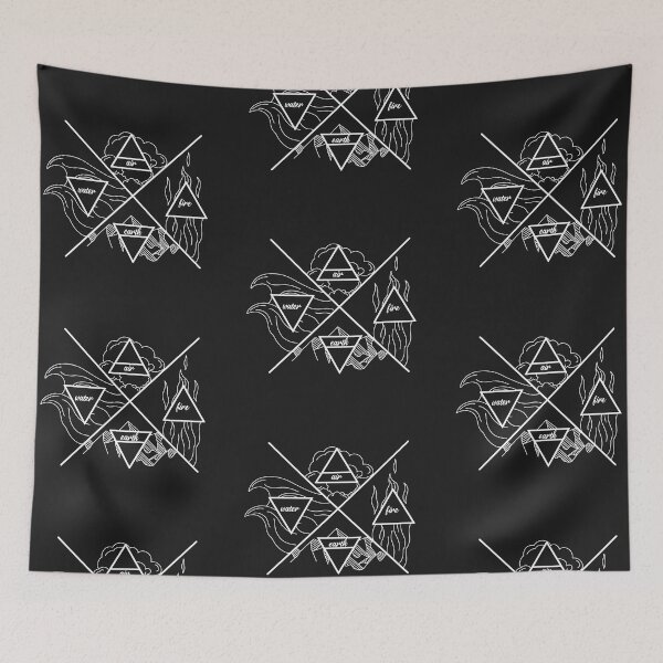 Item preview, Earth, Air, Fire, Water (wiccan elements) designed and sold by Becky-Marie.