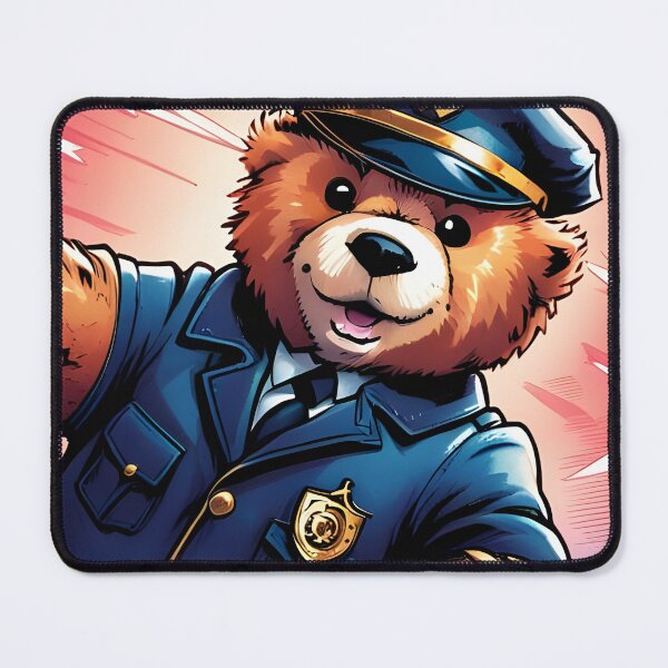 Item preview, Teddy as a policeman designed and sold by Colin Bentham.