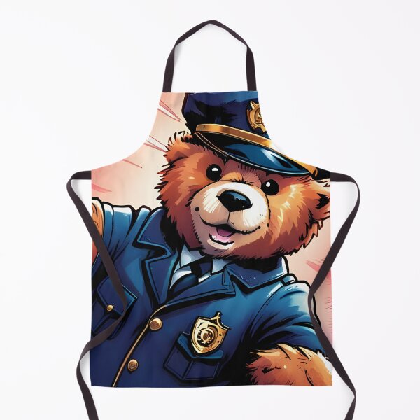 Artikelvorschau, Teddy als Polizist entworfen und verkauft von Colin Bentham.