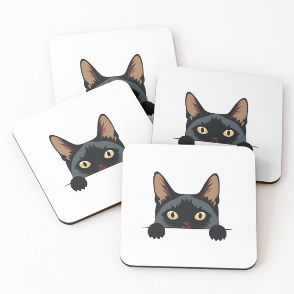 Item preview, sneaky Black cat designed and sold by ratchawoot.
