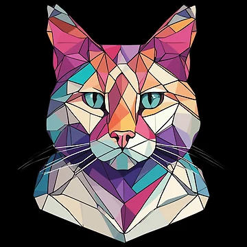 Artwork thumbnail, Polygon cat by Ultimate-Rabbit