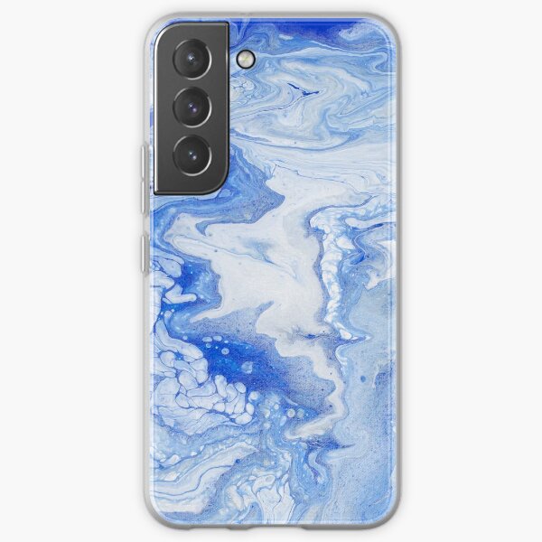 Wintry Fairy Land: Acrylic Pour Painting Samsung Galaxy Soft Case