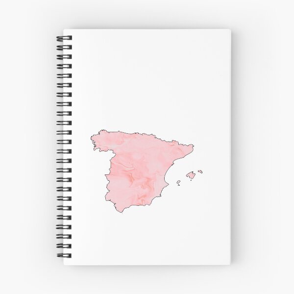 Artikelvorschau, Spanien, Flagge, Landkarte, Buntes, Mit, Schwarz, Aufreißen, - entworfen und verkauft von PurpleLoveStore.