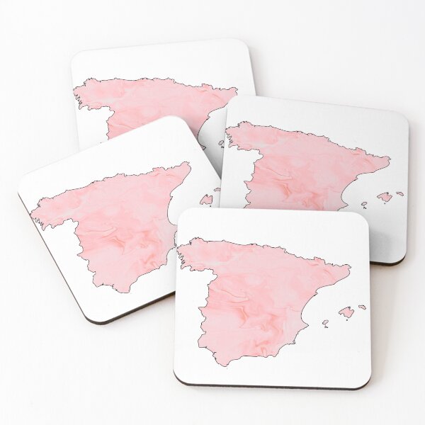 Artikelvorschau, Spanien, Flagge, Landkarte, Buntes, Mit, Schwarz, Aufreißen, - entworfen und verkauft von PurpleLoveStore.