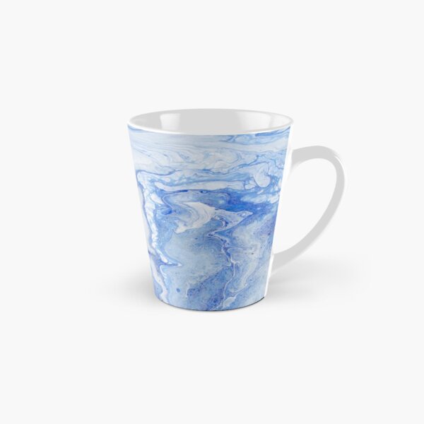 Wintry Fairy Land: Acrylic Pour Painting Tall Mug