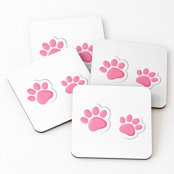 Item preview, Cute pink and white little cat's feet designed and sold by TiffyChaa.