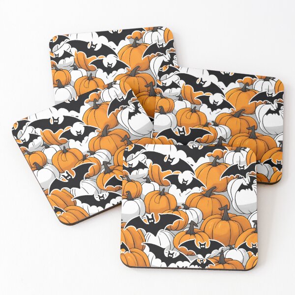 Item preview, Halloween Pumpkins and Bat Design designed and sold by SeamCraft.