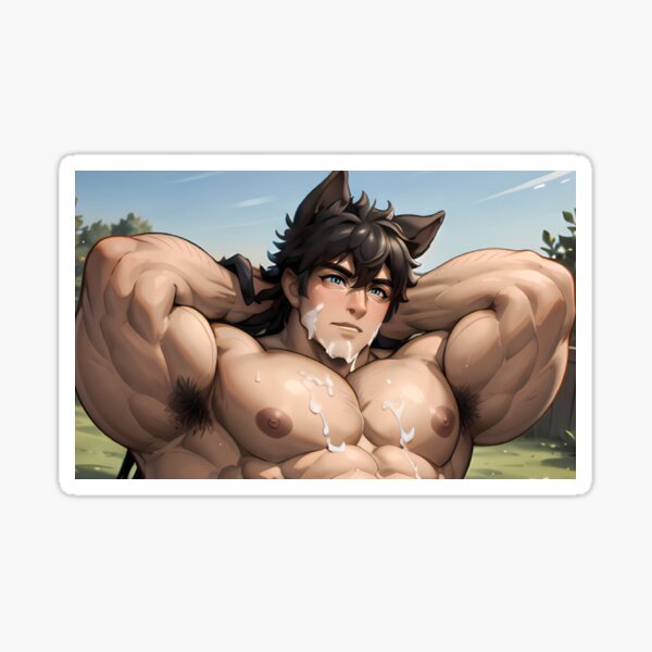 Muscular Anime Boy Poster for Sale by baraclub