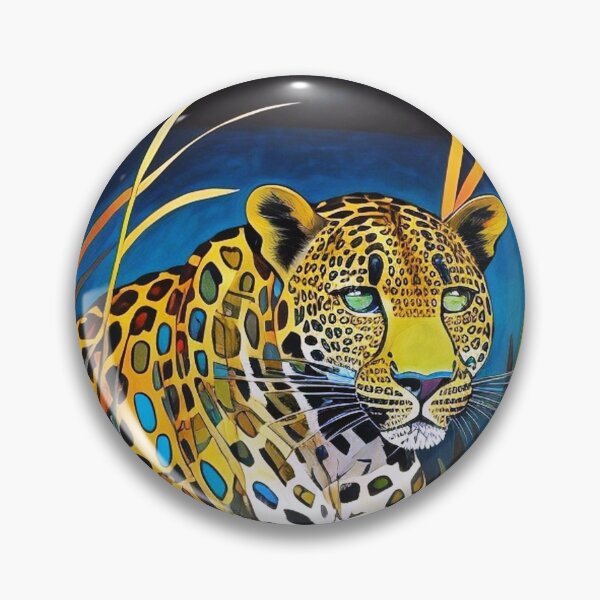 Item preview, Leopard hiding in long grass designed and sold by George Hutton Hunter.
