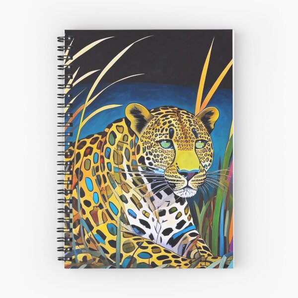 Item preview, Leopard hiding in long grass designed and sold by George Hutton Hunter.