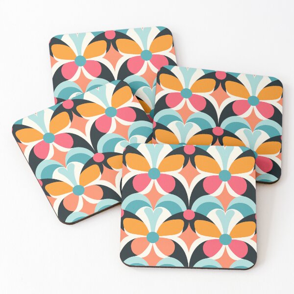 Item preview, 1960's Retro Butterflies & Blooms designed and sold by ShantyShawn.