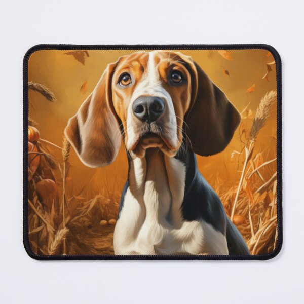 Item preview, Treeing Walker Coonhound In A Wheat Field designed and sold by ZenEverAI.