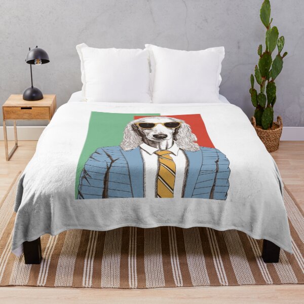 Item preview, Cool Dog in Yellow Sunglasses and Suit designed and sold by thegoosethreads.