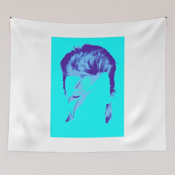 Item preview, Bare Faced Icons -Bowie Blue designed and sold by Gary Hogben.