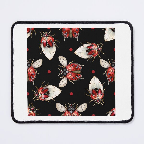 Item preview, Red beetle with white wings. A beautiful beetle. designed and sold by Anastasiia Yurevych.