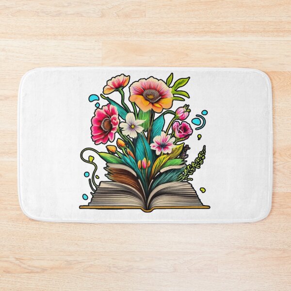 Artikelvorschau, Blumen wachsen aus Buchgrün entworfen und verkauft von ColorFlick.