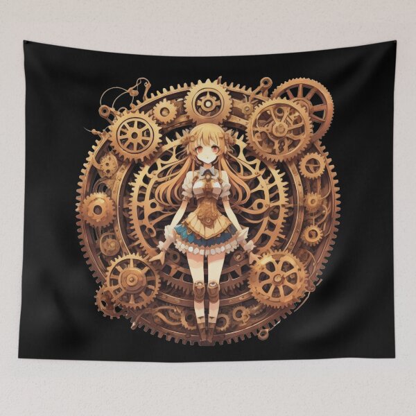 Item preview, Gear Up Anime Lady designed and sold by LavaCreative.