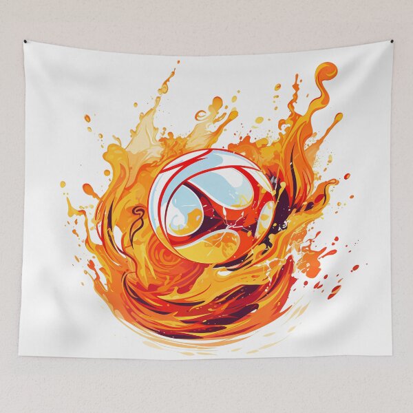 Item preview, “Netball Waves” designed and sold by Art-Vortex-fr.