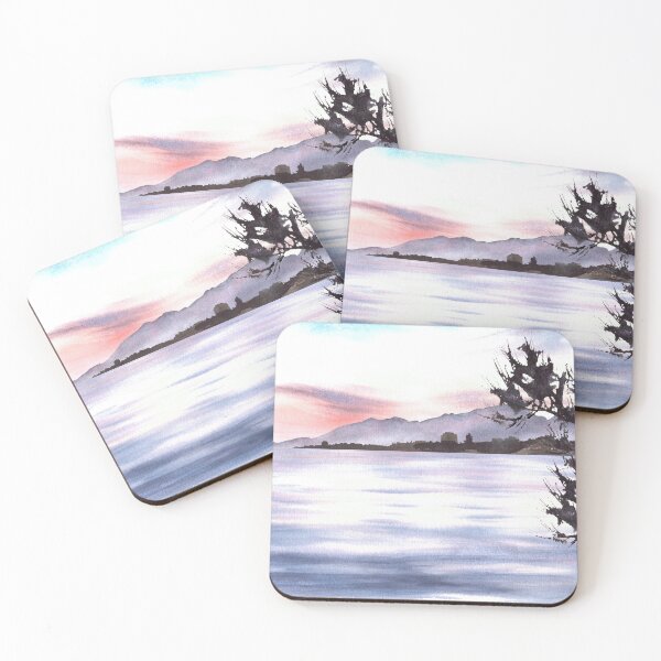 Item preview, Watercolor landscape. Adriatic seascape illustration Hand drawn designed and sold by BartolArt.
