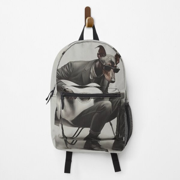 Item preview, Cool Natural Ear Doberman Dog Playing Guitar 01 designed and sold by yourwelcomee.