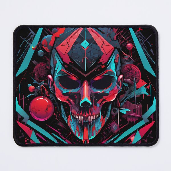 Item preview, Cyberpunk skull designed and sold by TaevasDesign.