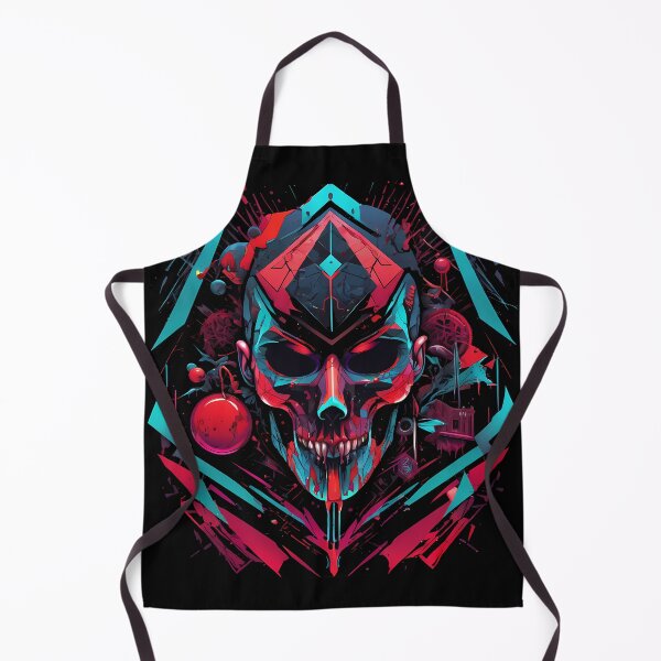 Item preview, Cyberpunk skull designed and sold by TaevasDesign.