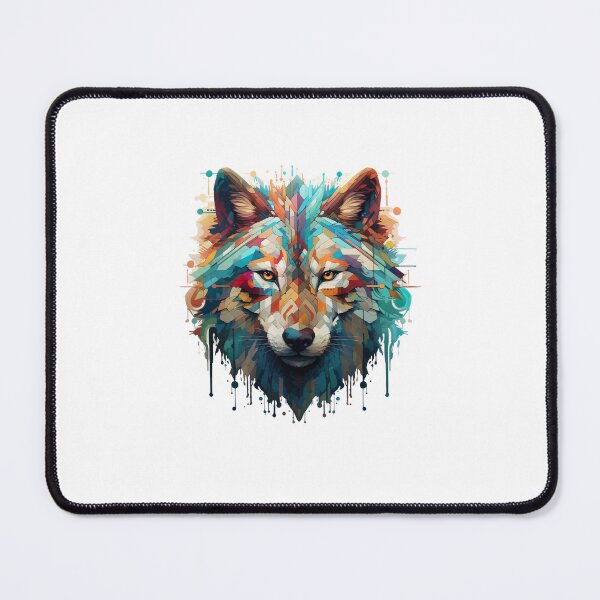 Item preview, polygon wolf designed and sold by InkCreato.