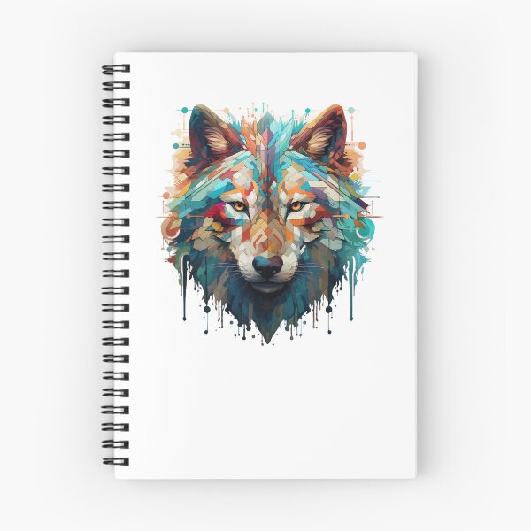 Item preview, polygon wolf designed and sold by InkCreato.