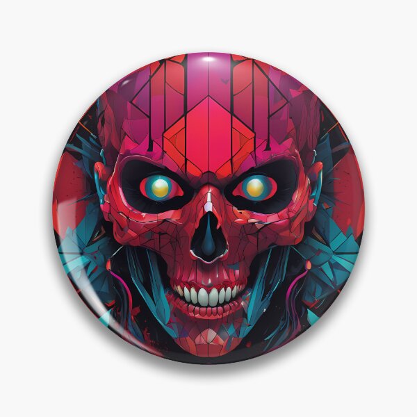Artikelvorschau, Cyberpunk Totenkopf entworfen und verkauft von TaevasDesign.