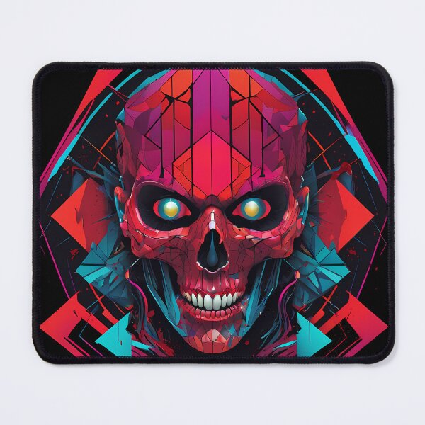 Item preview, Cyberpunk skull designed and sold by TaevasDesign.